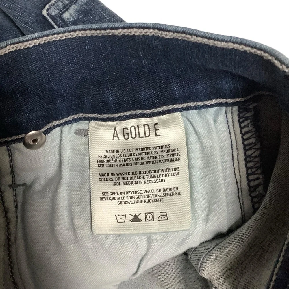 Agolde Sophie Crop Jeans Size 26 Dark Wash